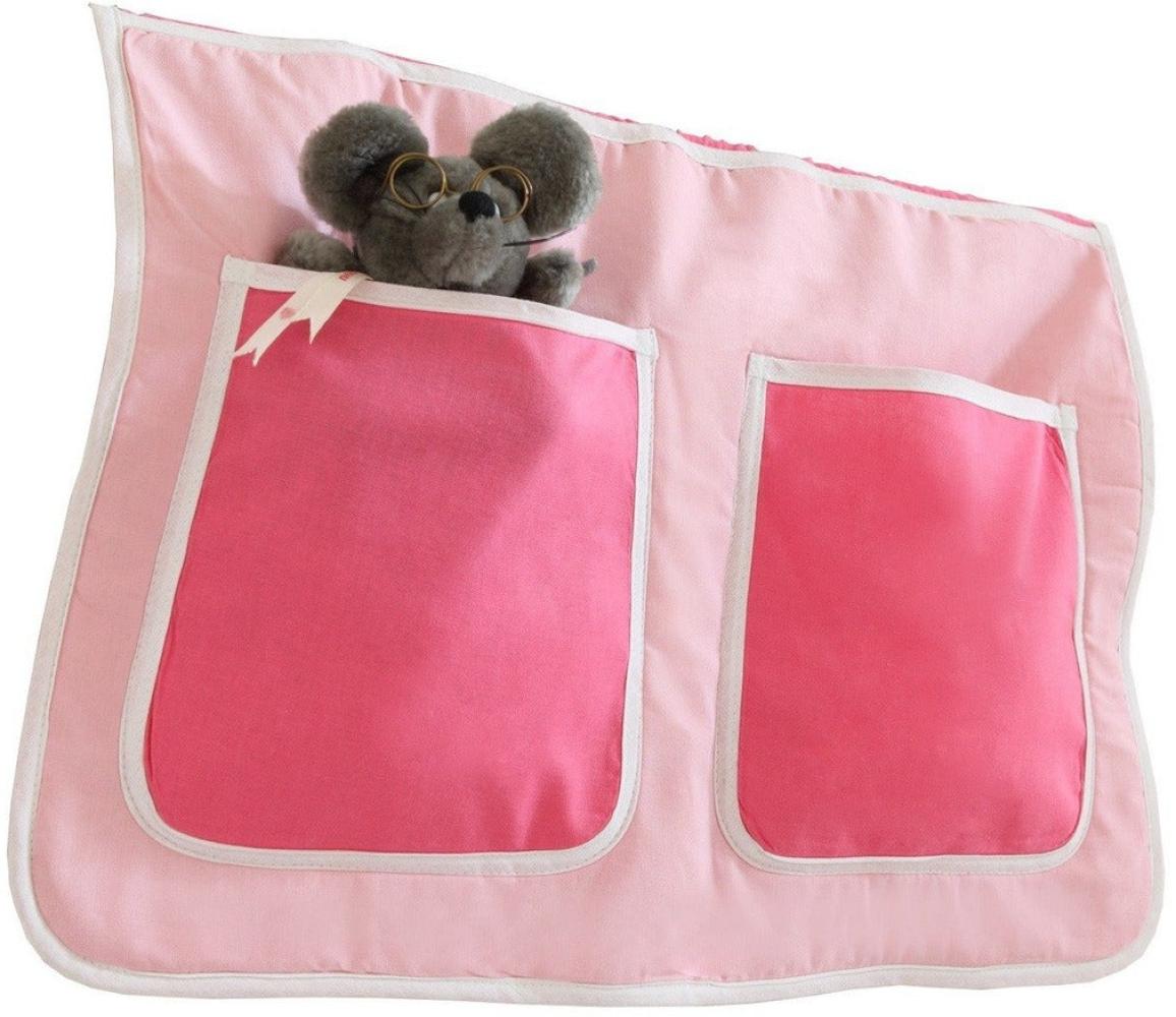 Ticaa Bett-Tasche für Hoch- und Etagenbetten - rosa-pink Bild 1