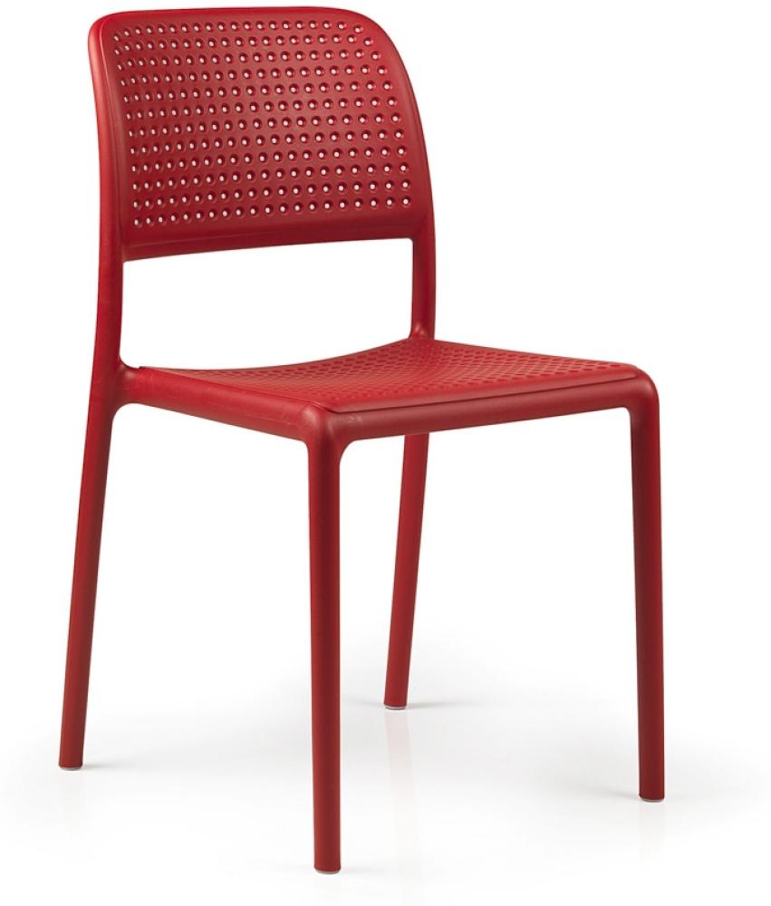 Bora Bistro Stuhl Kunststoff 6er Set (Rosso) Bild 1