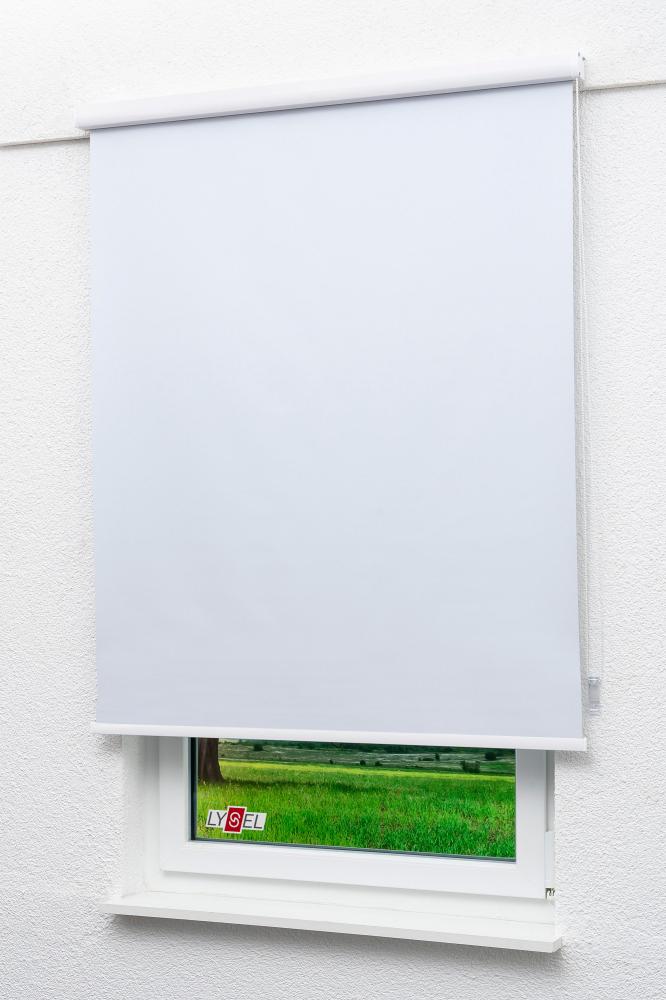 Lysel - Qualitätskassettenrollo Abdunkelung weiß, (B x H) 110cm x 175cm in weiß Bild 1