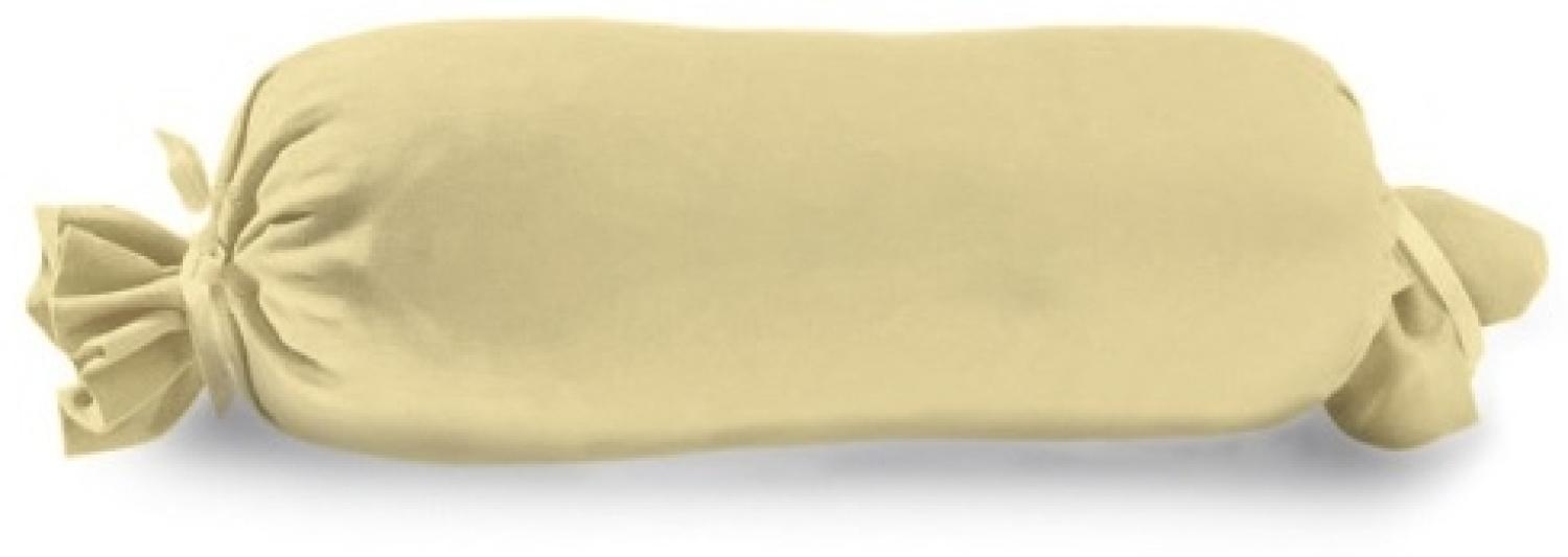 Vario Kissenbezug Jersey für Nackenrolle, pfirsich, 15 x 40 cm Bild 1