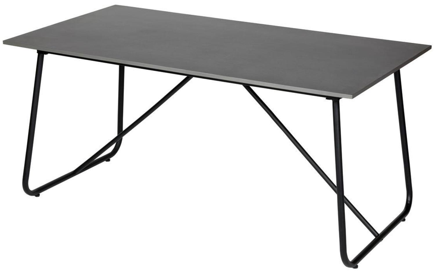 Lambert Amaya outdoor Tisch grau/anthrazit, H 75 cm 180 x 85 cm Stahl pulverbeschichtet, Fiberstone matt Bild 1