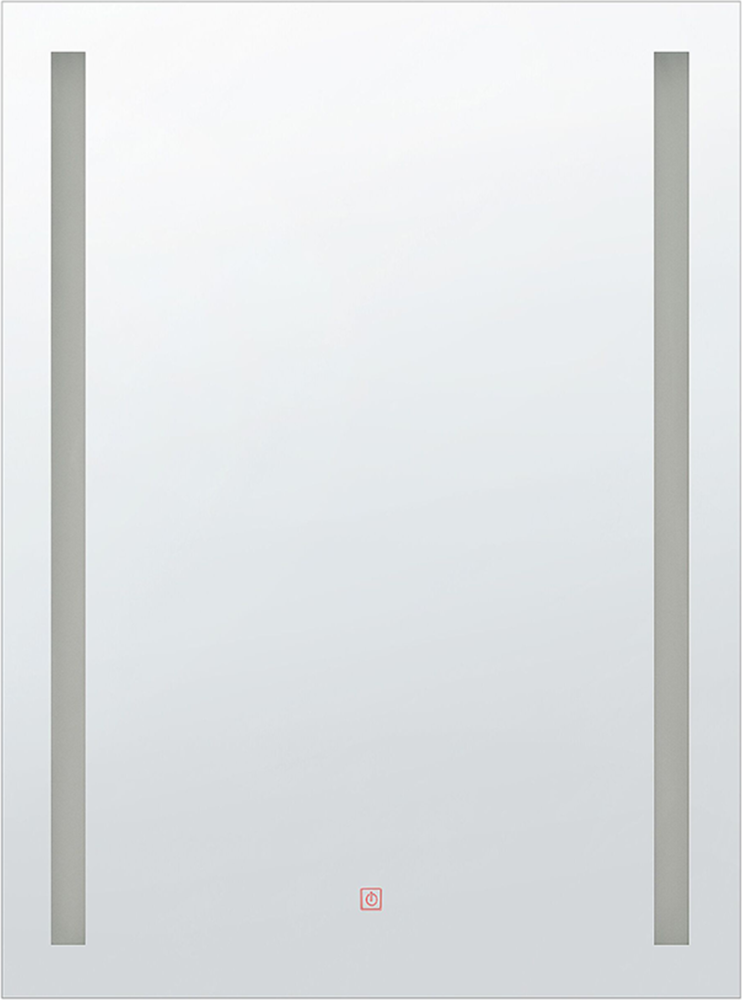Badspiegel mit LED-Beleuchtung rechteckig 70 x 90 cm MARTINET Bild 1