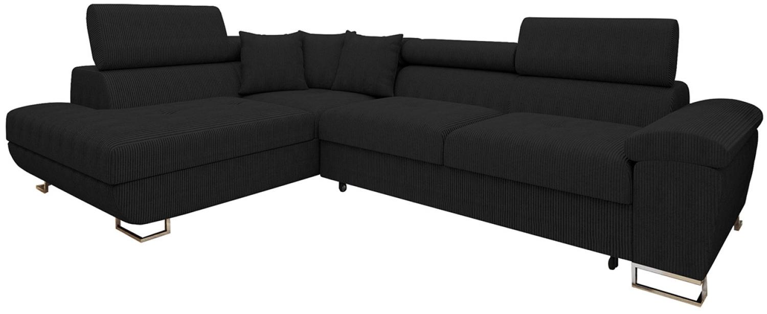 Ecksofa Cotere Cord (Farbe: Poso 135, Seite: Links) Bild 1