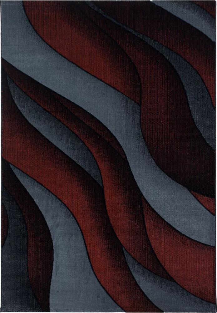 Kurzflor Teppich Clara rechteckig - 240x340 cm - Rot Bild 1
