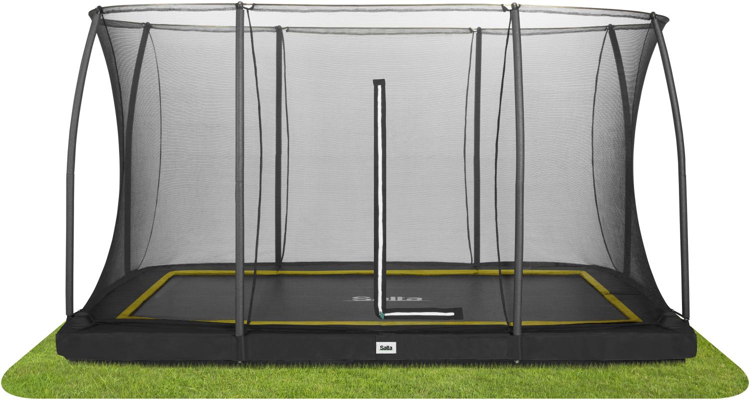 Salta 'Comfort Edition Ground' Rechteckiges Bodentrampolin mit Netz, schwarz, 366x244 cm Bild 1