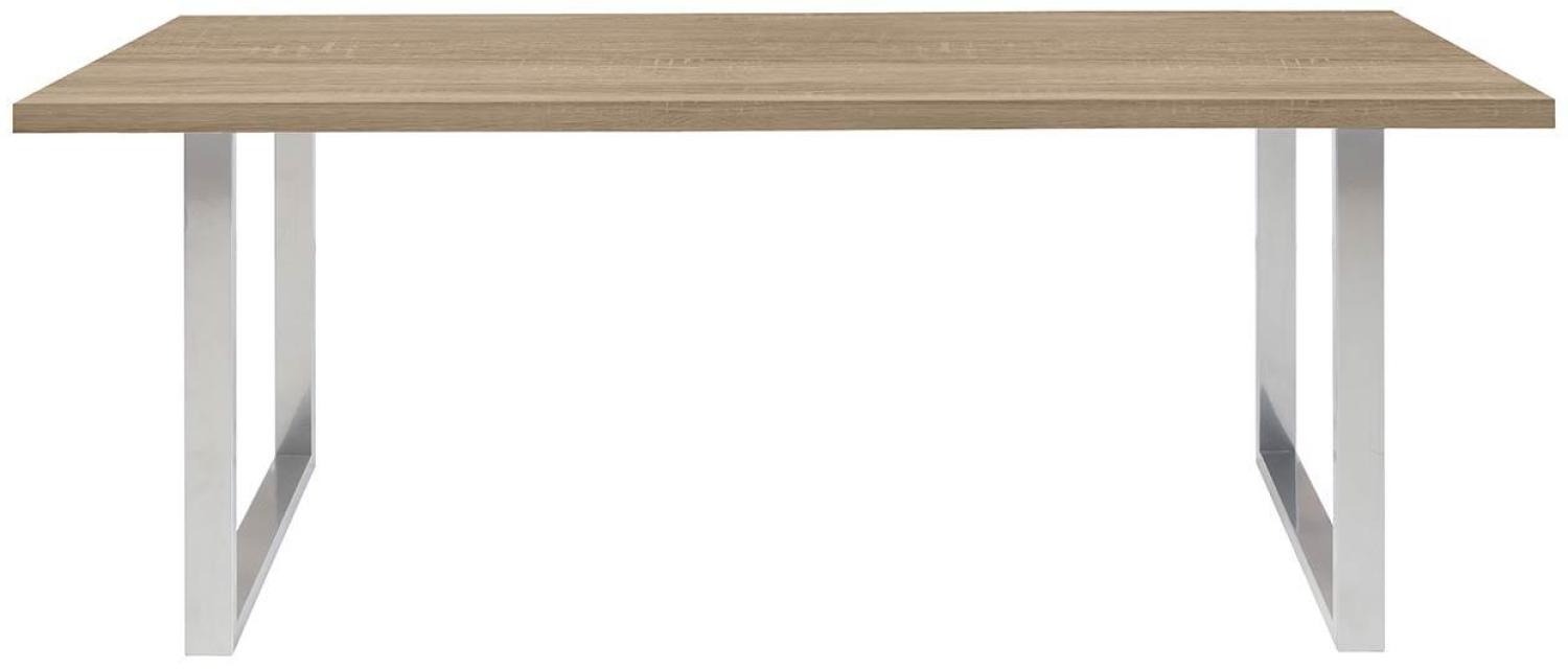 Esstisch TABLES Tischsystem D30 Sonoma Eiche Metall 180 Bild 1