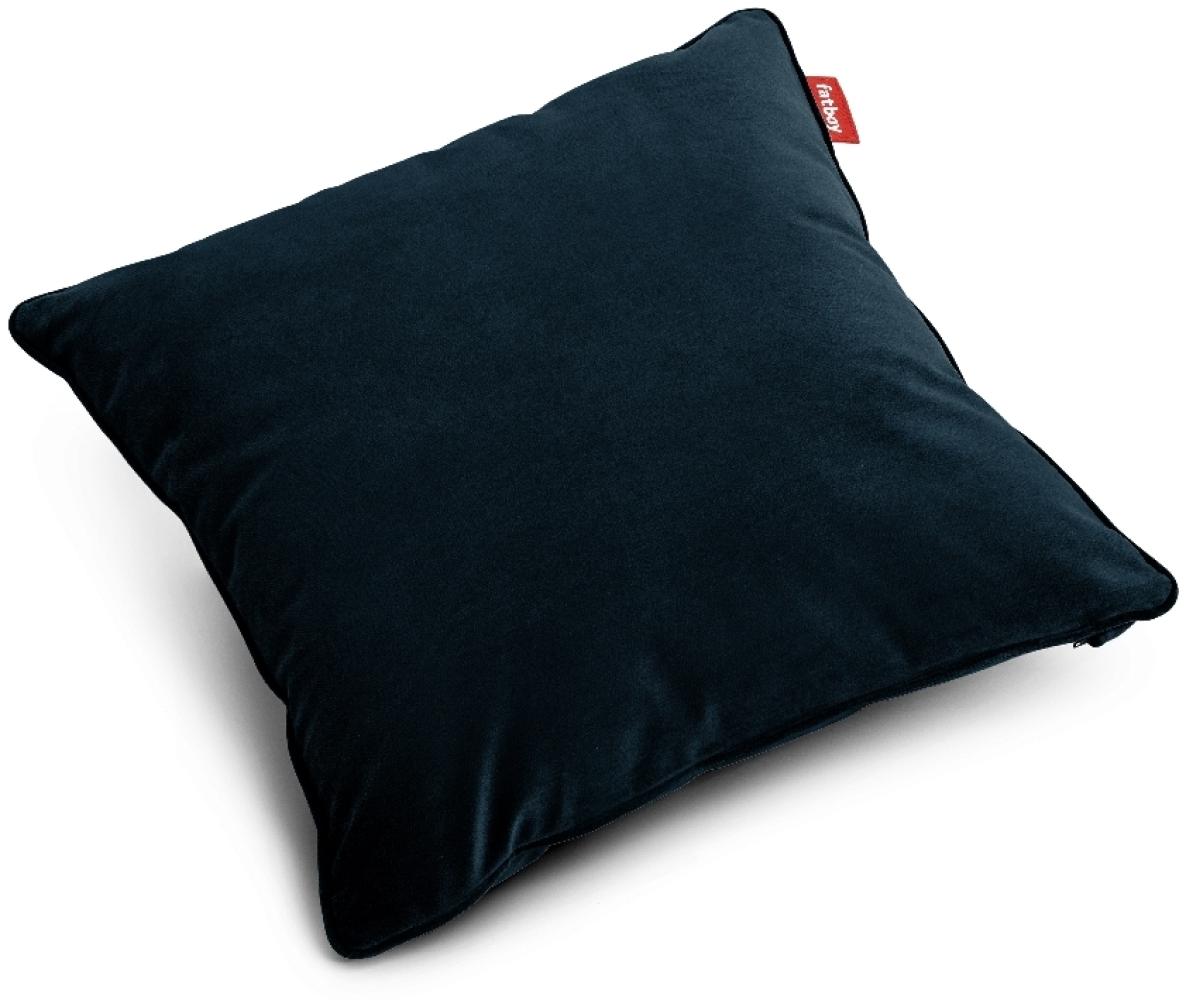 Square Pillow Velvet, recycled Night - 50 x 50 cm Kissen by fatboy Bild 1