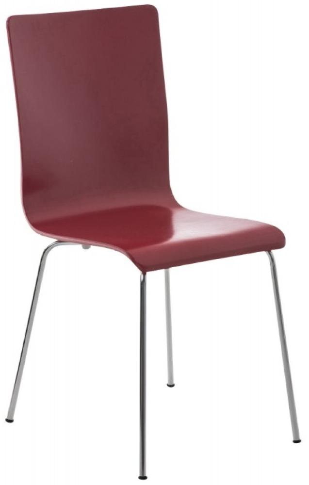 Besucherstuhl Pepe 1 Stuhl Rot Bild 1