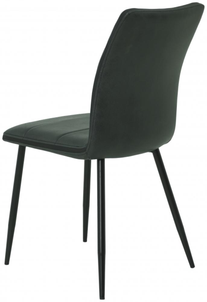 Esszimmerstuhl Vierfuss Stuhl Küchenstuhl CAROLINE Schwarz Bild 1