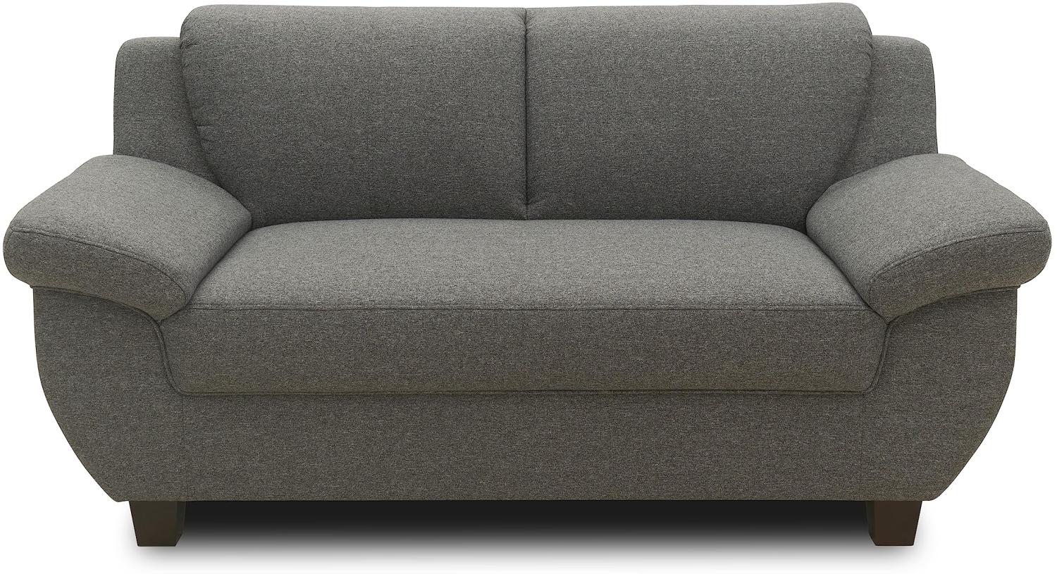 DOMO. collection 2 Sitzer, Sofa, 2er Couch, Garnitur, 3-2-1, dunkelgrau, 159 cm Bild 1