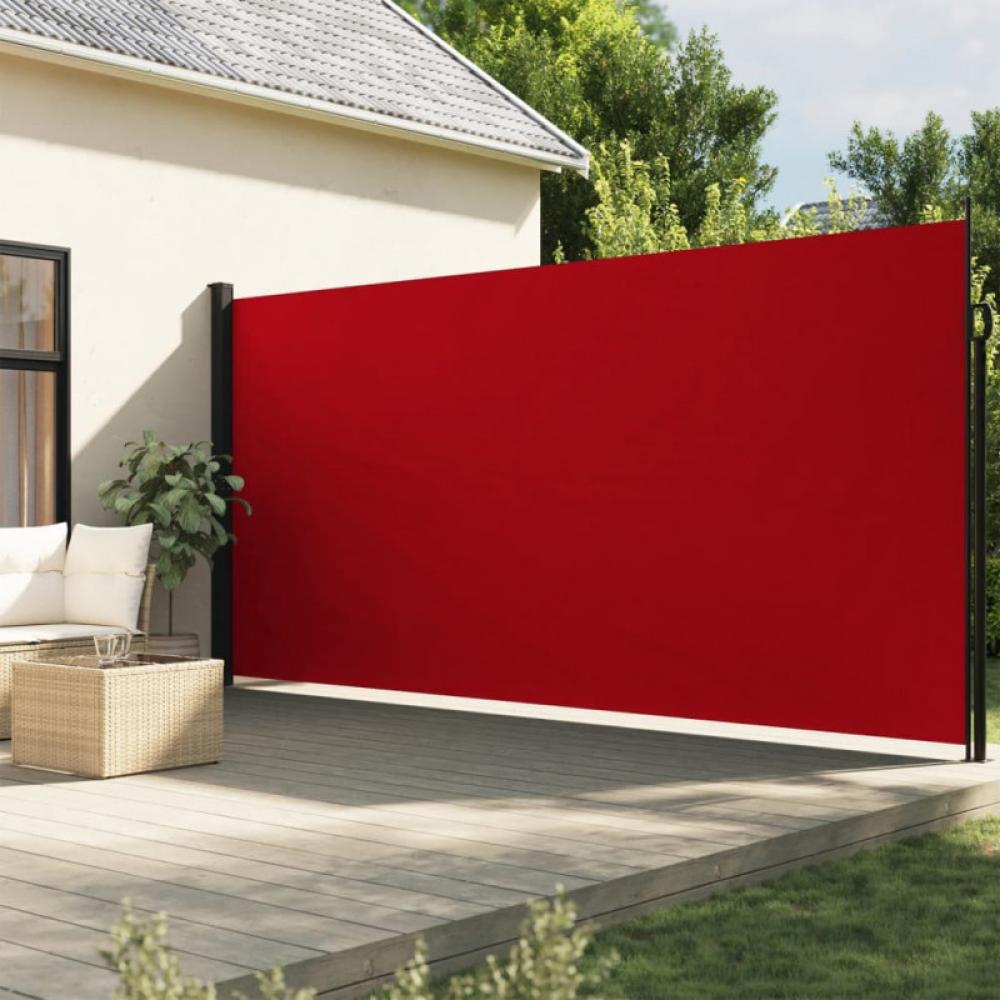 Seitenmarkise Ausziehbar Rot 200x500 cm Bild 1