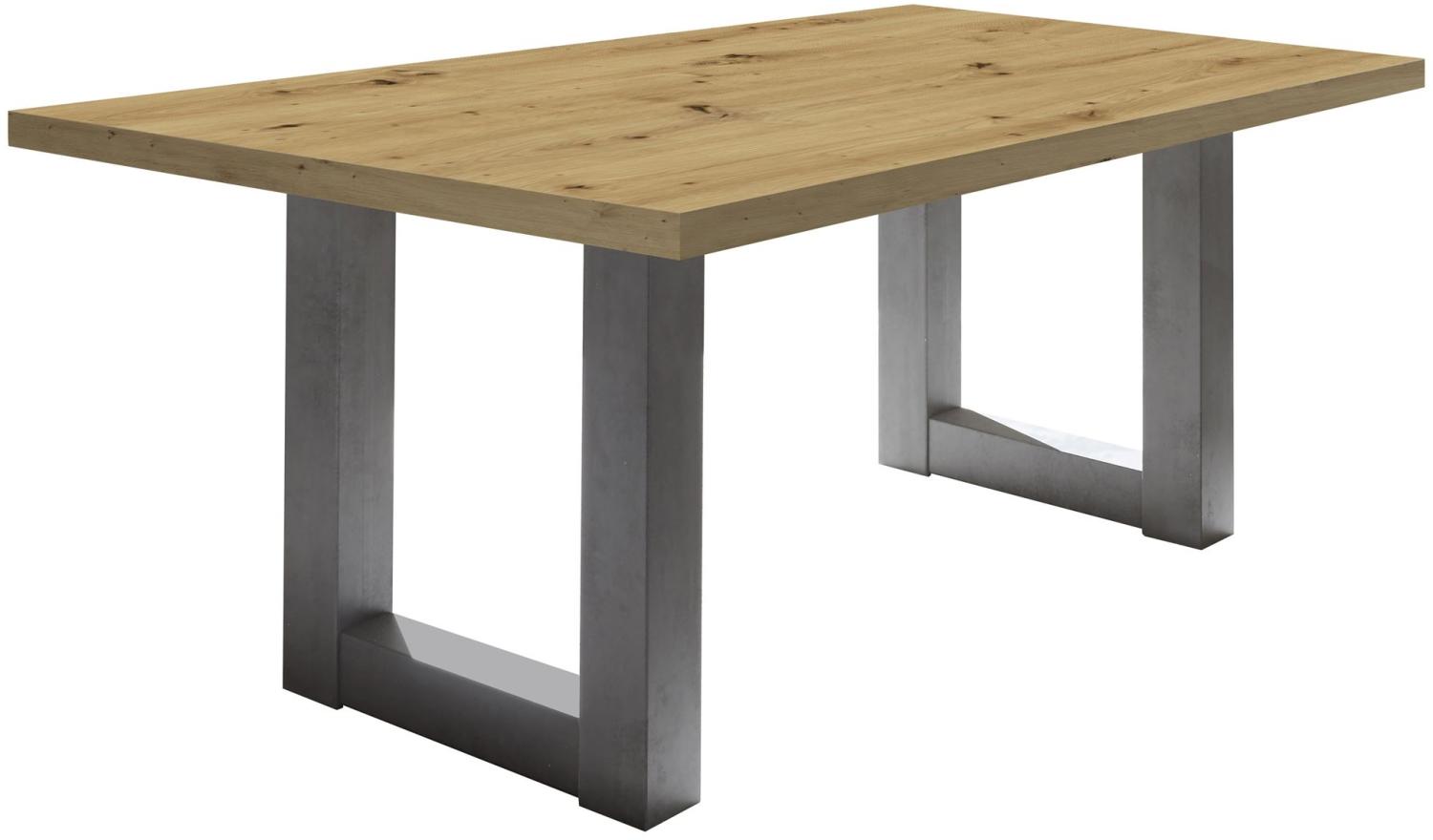 Esszimmertisch Eila 4 200 x 100 x 75 Esstisch Graphit/Asteiche 13346-200 Bild 1