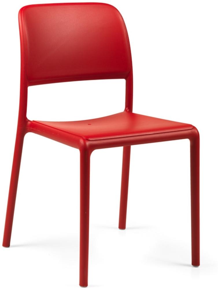 Riva Bistro Stuhl Kunststoff 6er Set (Rosso) Bild 1