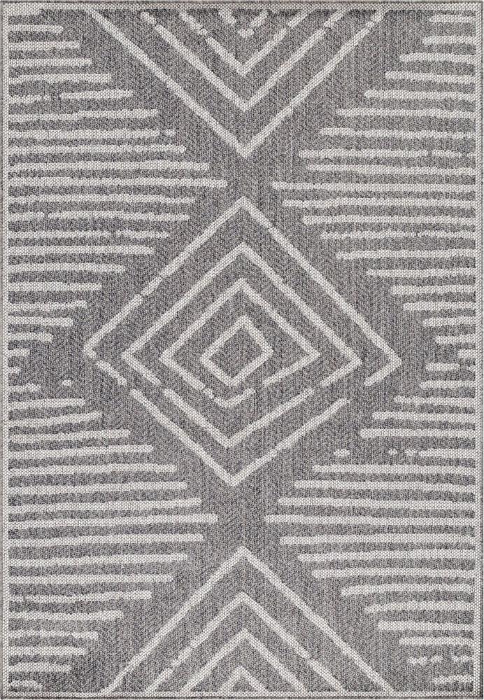 Outdoor Teppich Alessio rechteckig - 240x340 cm - Grau Bild 1