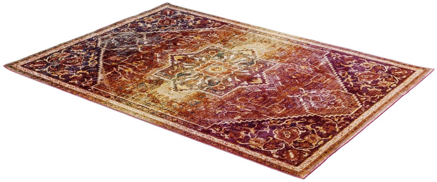 Teppich in Aubergine aus 100% Polypropylen - 200x140x1cm (LxBxH) Bild 1
