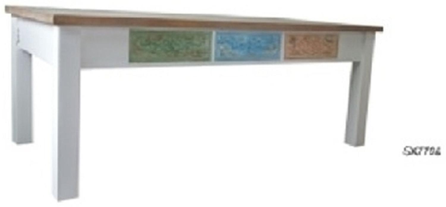 Esstisch Adlon mit 3 Schubladen Holz Mehrfarbig Bild 1