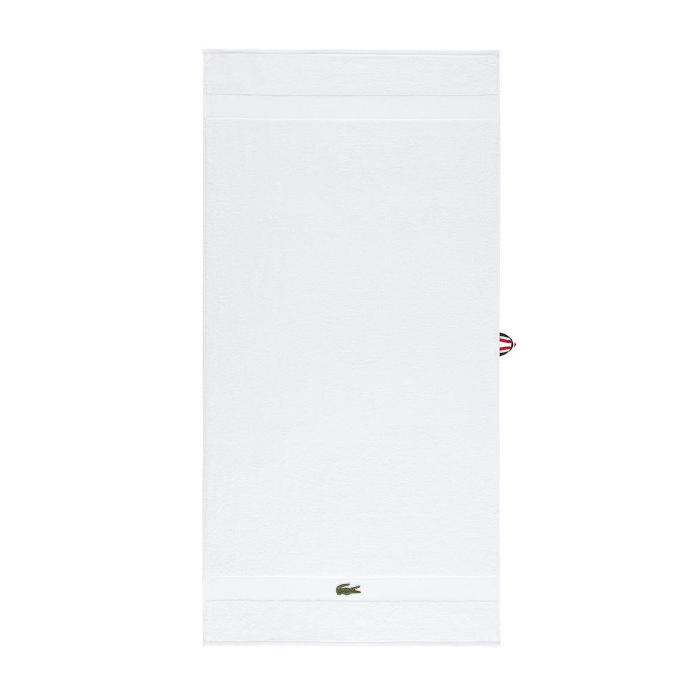 Lacoste Frottier Handtücher Casual | Handtuch 55x100 cm | blanc Bild 1