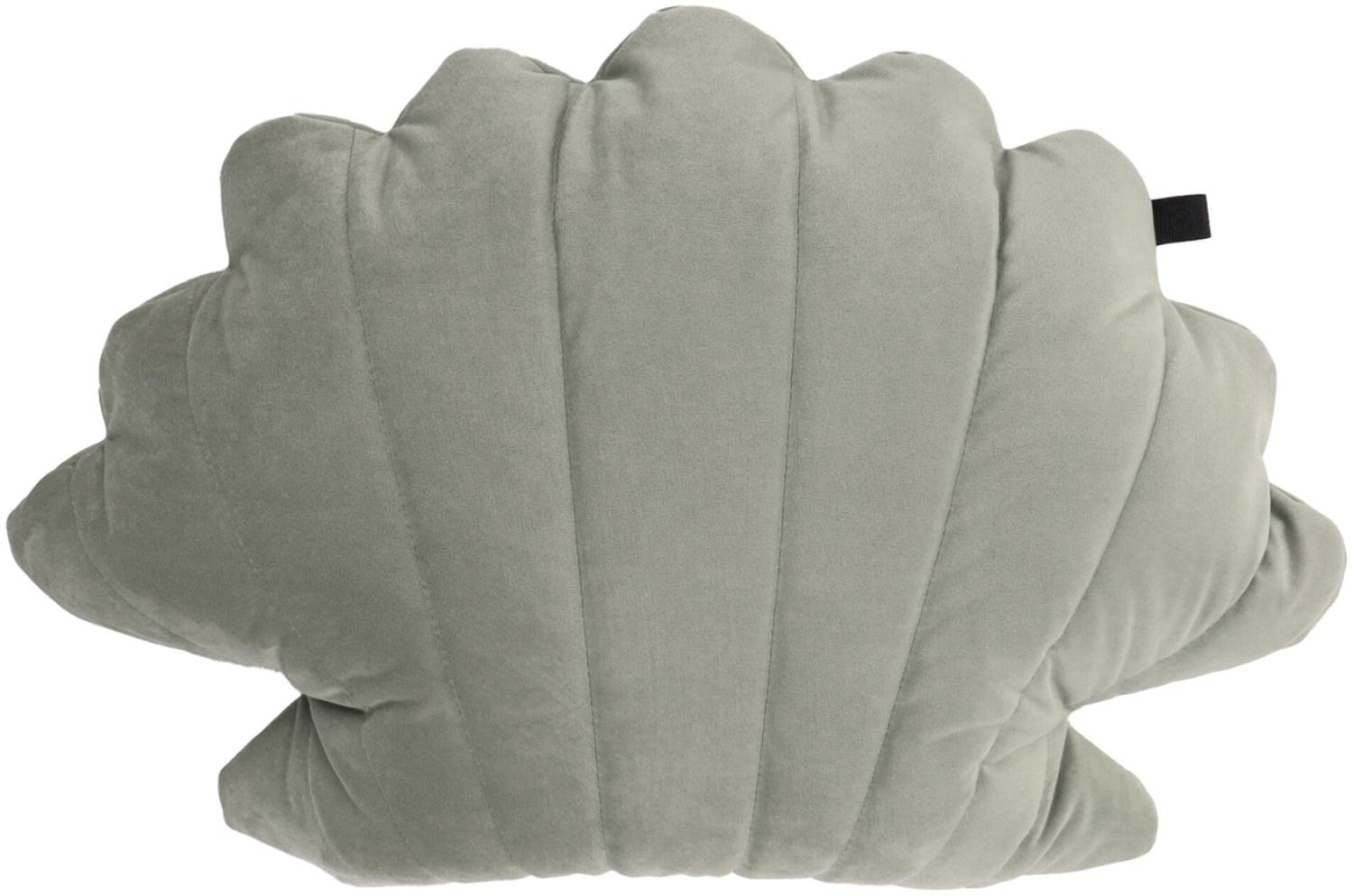 Overseas Sea Shell Kissen, 100% Polyester in Soft Green, 35 x 50 cm Bild 1