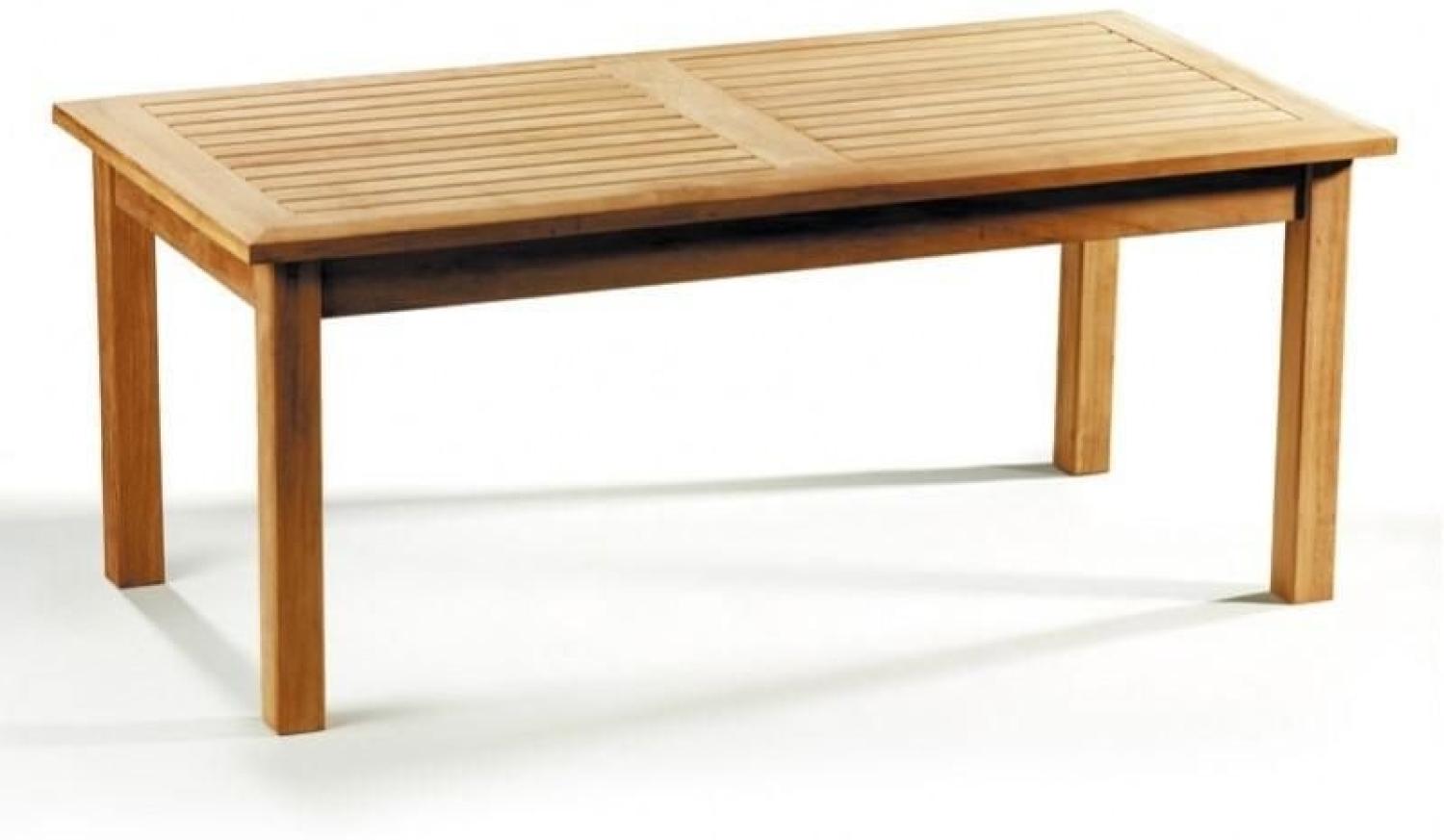 Esstisch Ragusa Teak Massivholz - Tischgröße Höhe 75 cm: 160 x 80 cm Bild 1