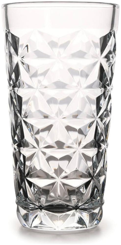 Pasabahce 4-teiliger Trinkgläser-Set Longdrinkgläser Softtrinkglas 285 ml Transparent Kristall-Look Bild 1