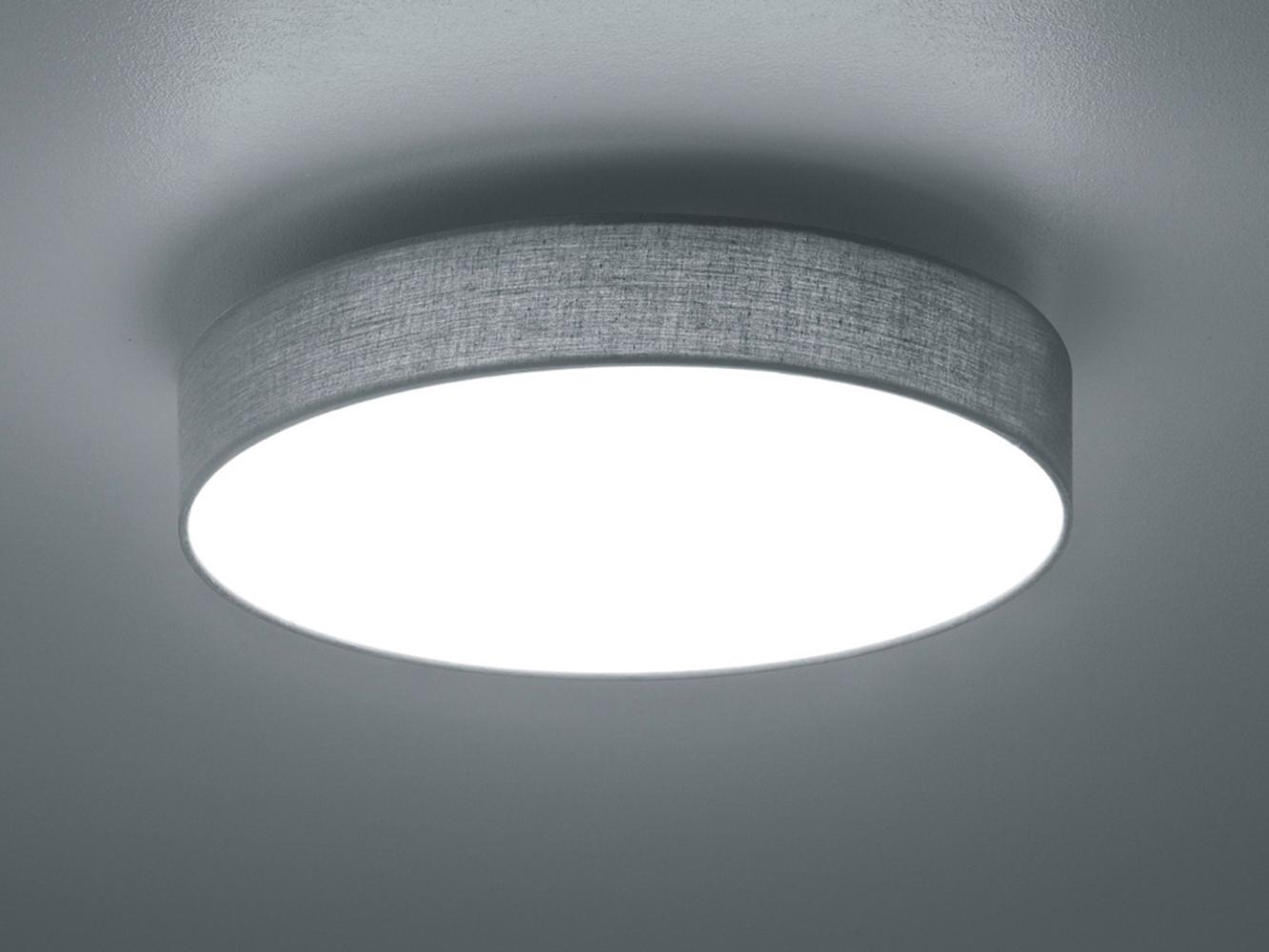 Deckenlampe Deckenleuchte Wohnraumleuchte LED LUGANO 22 Watt grau Bild 1