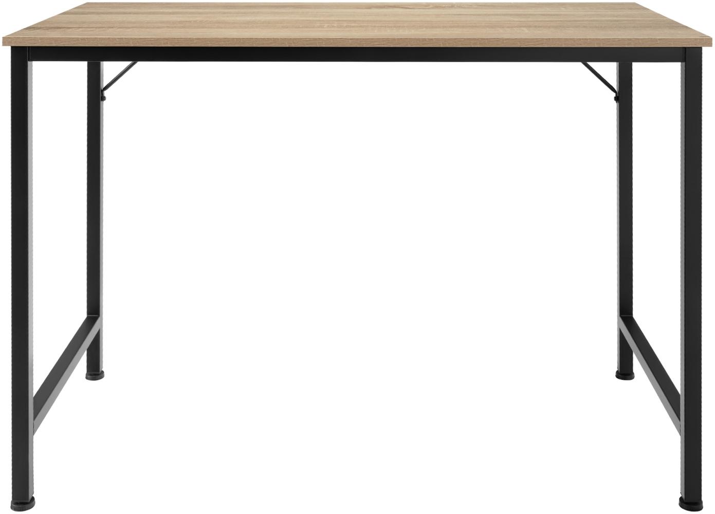 Schreibtisch Jenkins - Industrial Holz hell, Eiche Sonoma, 100 cm Bild 1