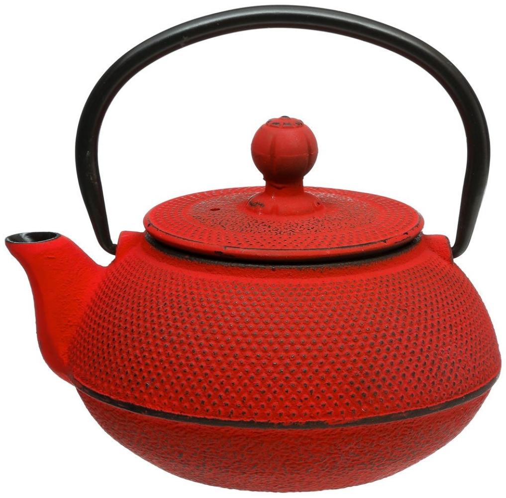 Teekanne, die rote Teekanne im japanischen Stil ist perfekt zum Brauen getrocknet - Secret de Gourmet Bild 1