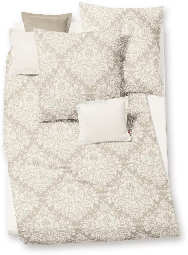 Fleuresse Lech Edelflanell Bettwäsche 200x220 Ornamente beige-sand 603739-7 Bild 1