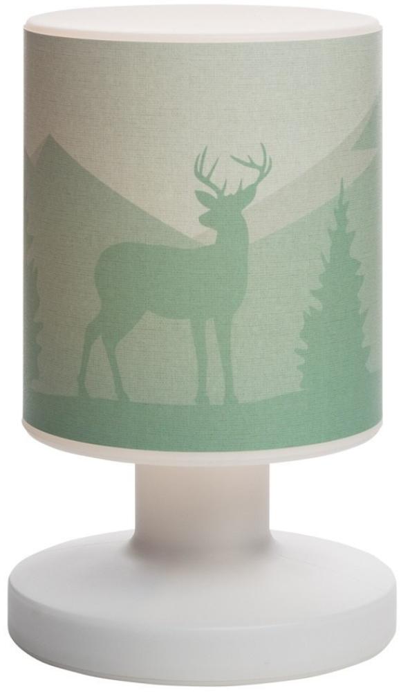 Elobra 140994 LED Tischleuchte Akkuleuchte Scandi Wald mintgrün Bild 1