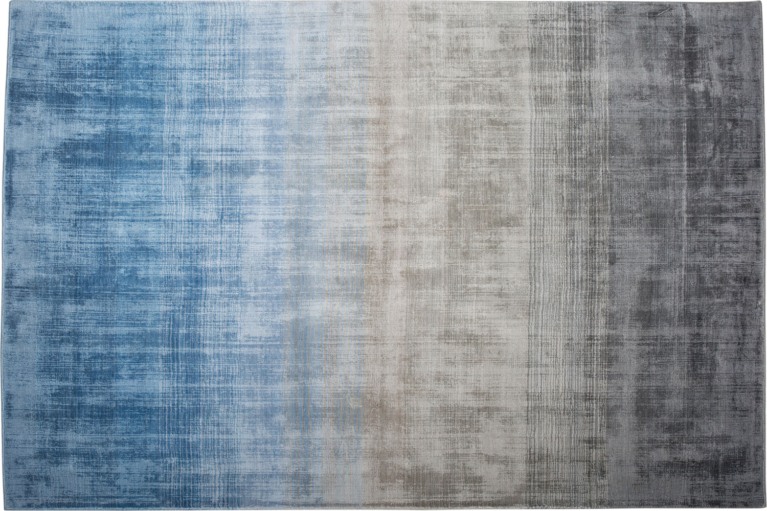 Teppich grau-blau 140 x 200 cm Kurzflor ERCIS Bild 1