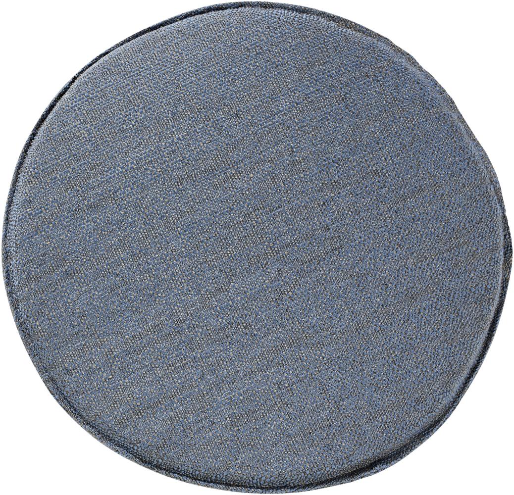 Sitzkissen rund 40cm Ø - Serie Horizon blau 2201 Bild 1