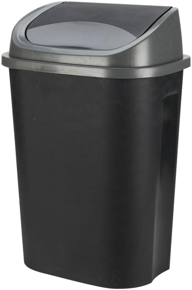 Abfalleimer Schwingdeckeleimer Mülleimer Müllbehälter aus Kunststoff 25 Liter Bild 1