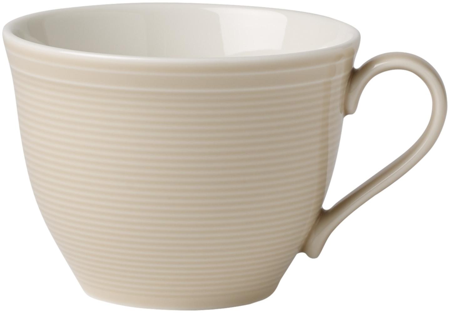 like. by Villeroy & Boch Vorteilset 6 Stück Color Loop Sand Kaffeeobertasse Premium Porcelain beige 1952831300 Bild 1