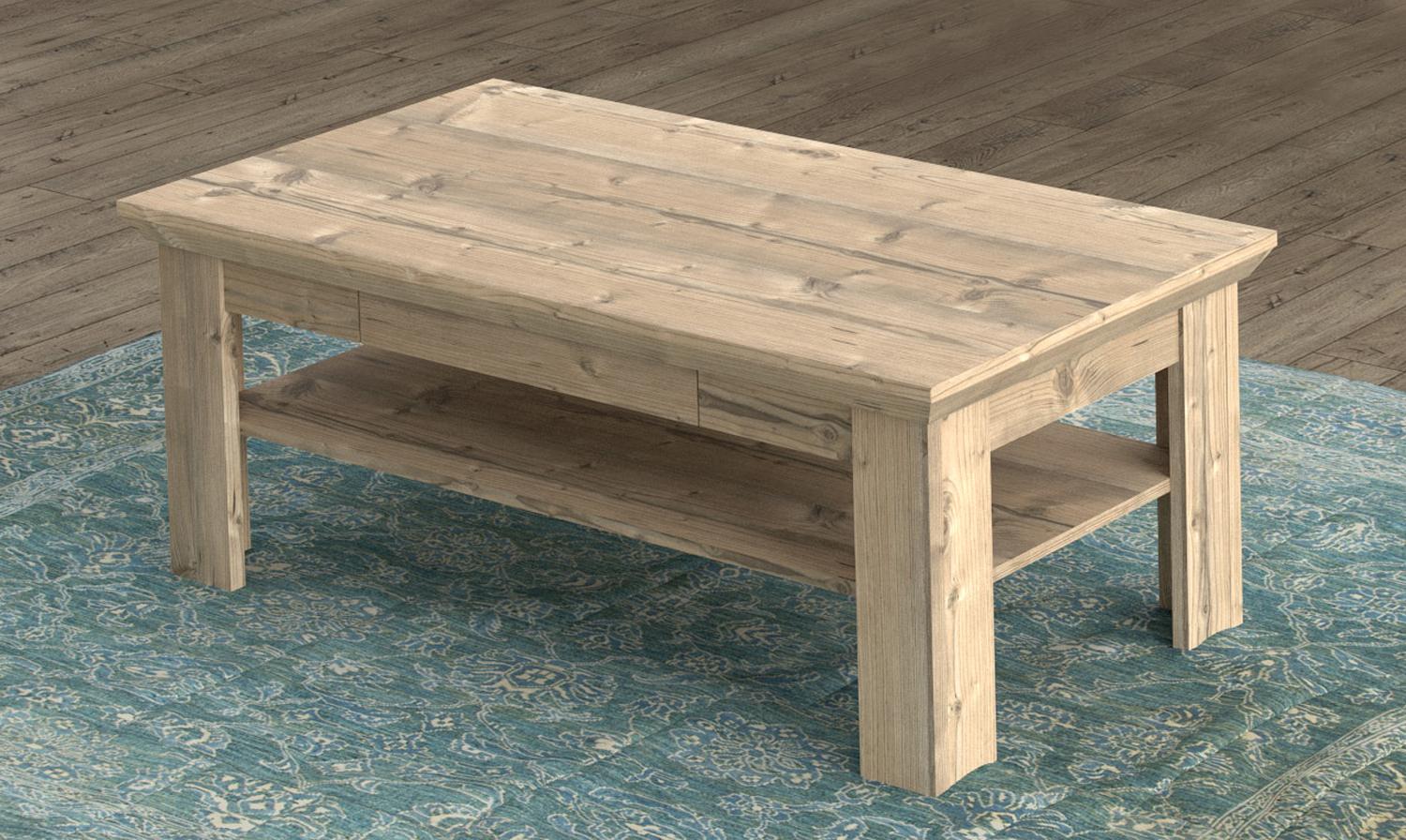 FORTE Nepal Club Tisch, Holzwerkstoff, Braun, 120 x 45 x 60 cm Bild 1