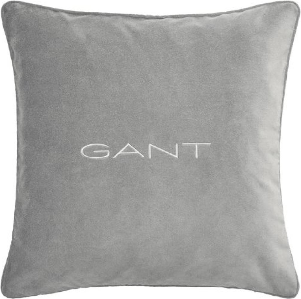 Gant Home Kissenhülle Velvet Cushion Samt Grey (50x50cm) 853102601-160-50x50 Bild 1