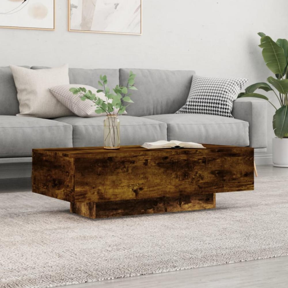 Couchtisch Räuchereiche 100x49,5x31 cm Holzwerkstoff (Farbe: Braun) Bild 1