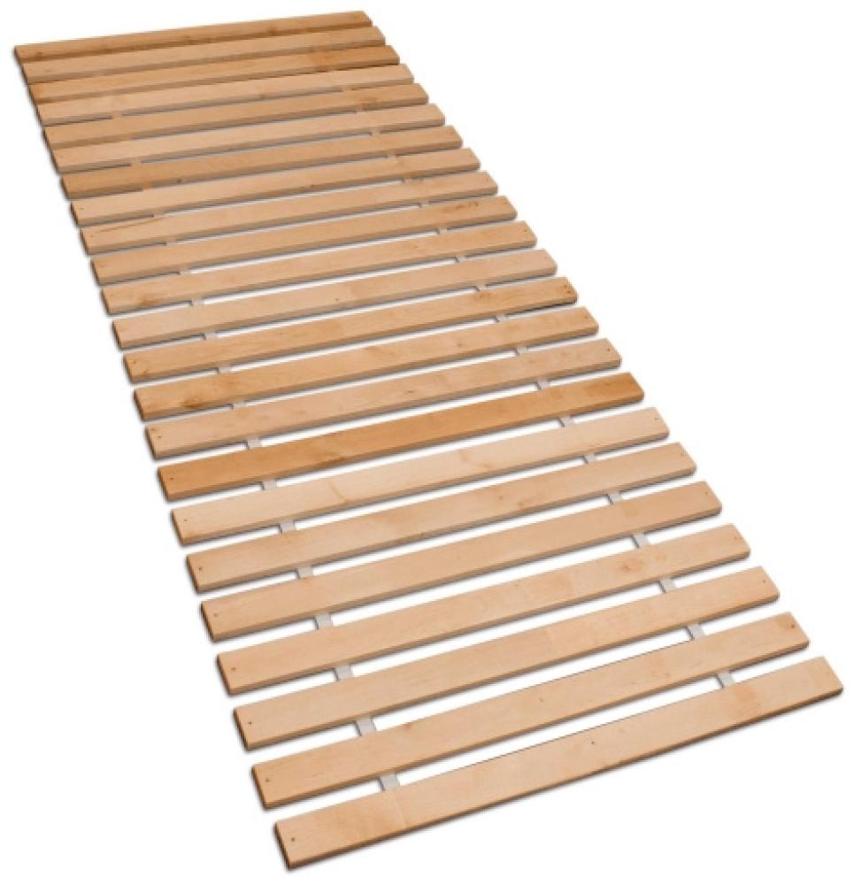 Betten-ABC Premium Rollrost, Stabiles Erlenholz, mit 23 Leisten und Befestigungsschrauben Größe 120x200 Bild 1
