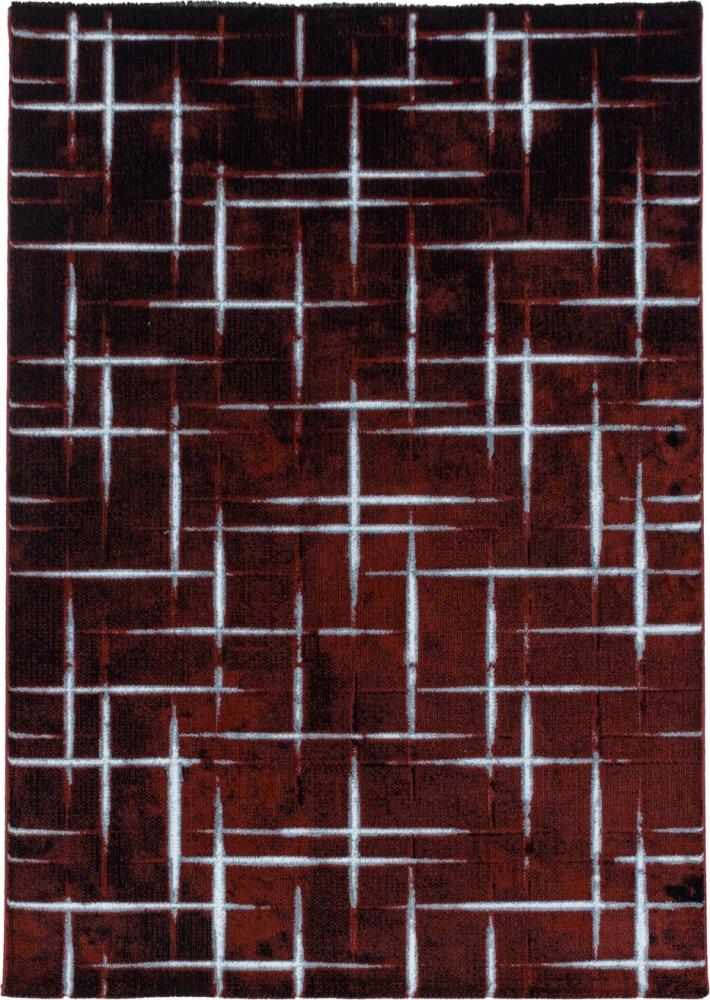 Kurzflor Teppich Clara rechteckig - 240x340 cm - Rot Bild 1