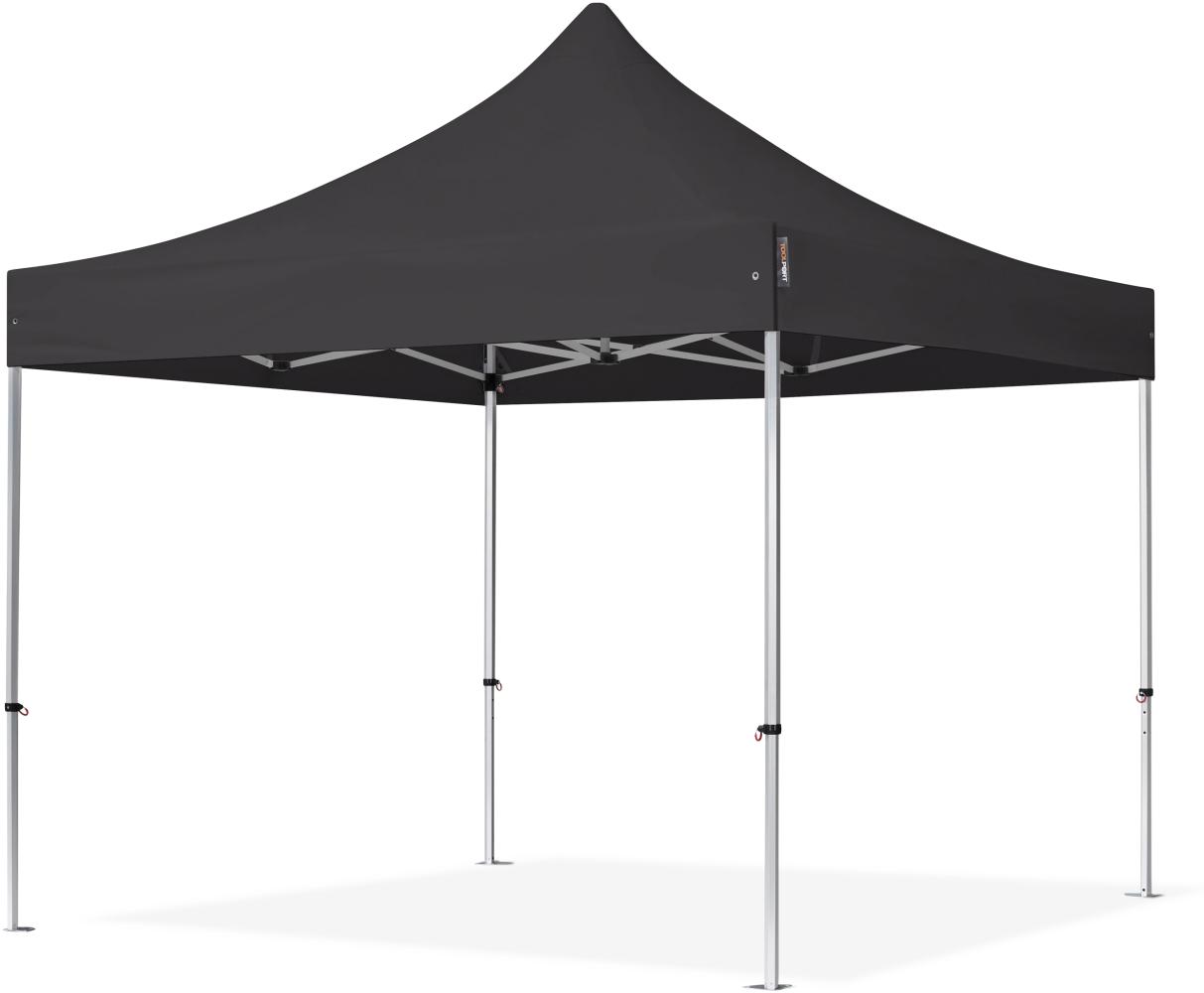 3x3 m Faltpavillon PROFESSIONAL Alu 40mm, schwarz Bild 1