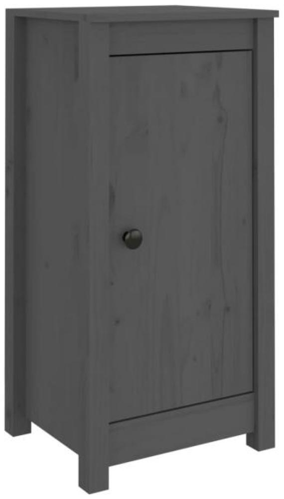 Sideboard Grau 40x35x80 cm cm Massivholz Kiefer [813728] Bild 1