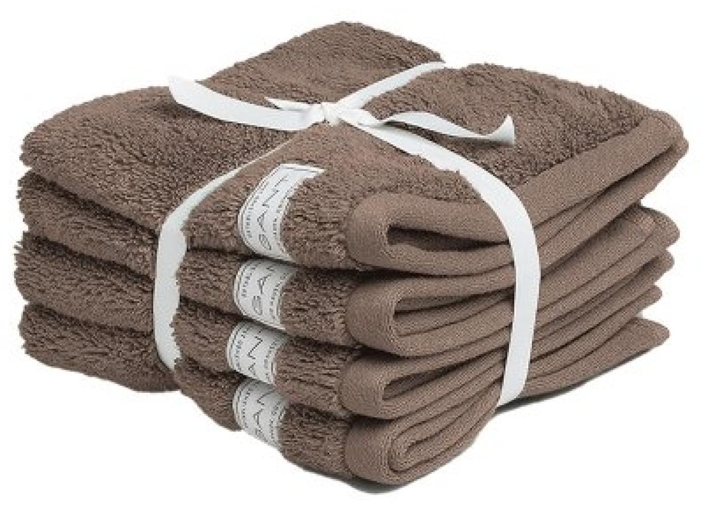 Gant Home Seifentuch Set Gesichtstücher Premium Towel Cold Beige (30x30cm) (4-teilig) 852012401-204-30x30 Bild 1