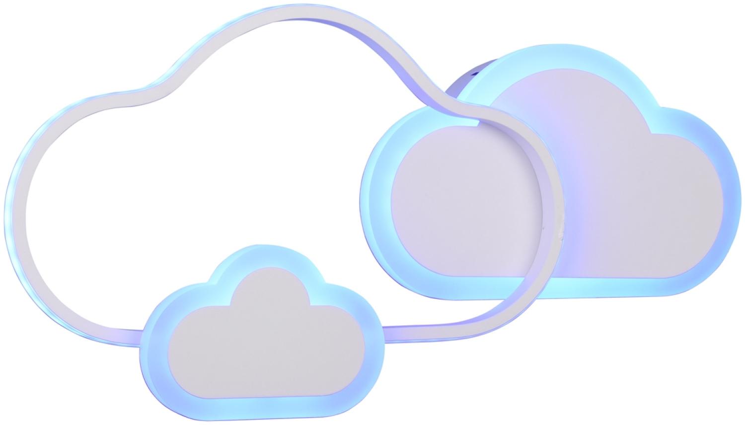Deckenleuchte CLOUDY dimmbare Wolke mit Farbwechsler 52x25cm Bild 1