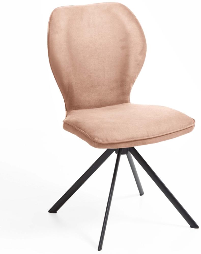 Niehoff Sitzmöbel Colorado Trend-Line Design-Stuhl Eisengestell - Polyester - 180° drehbar Nirvana beige Bild 1