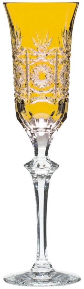 Sektglas Kristall Dresden amber (26,2 cm) Bild 1