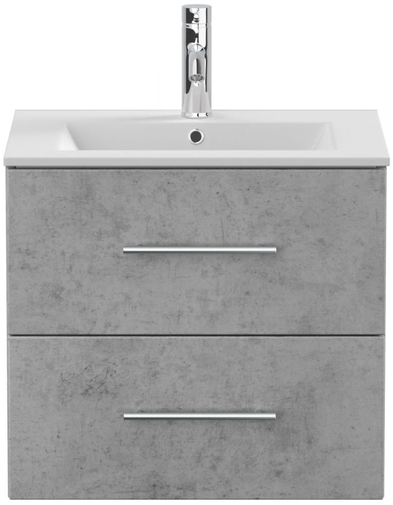 Waschbeckenunterschrank inkl. Waschbecken Homeline Stone Design 60 cm Bild 1