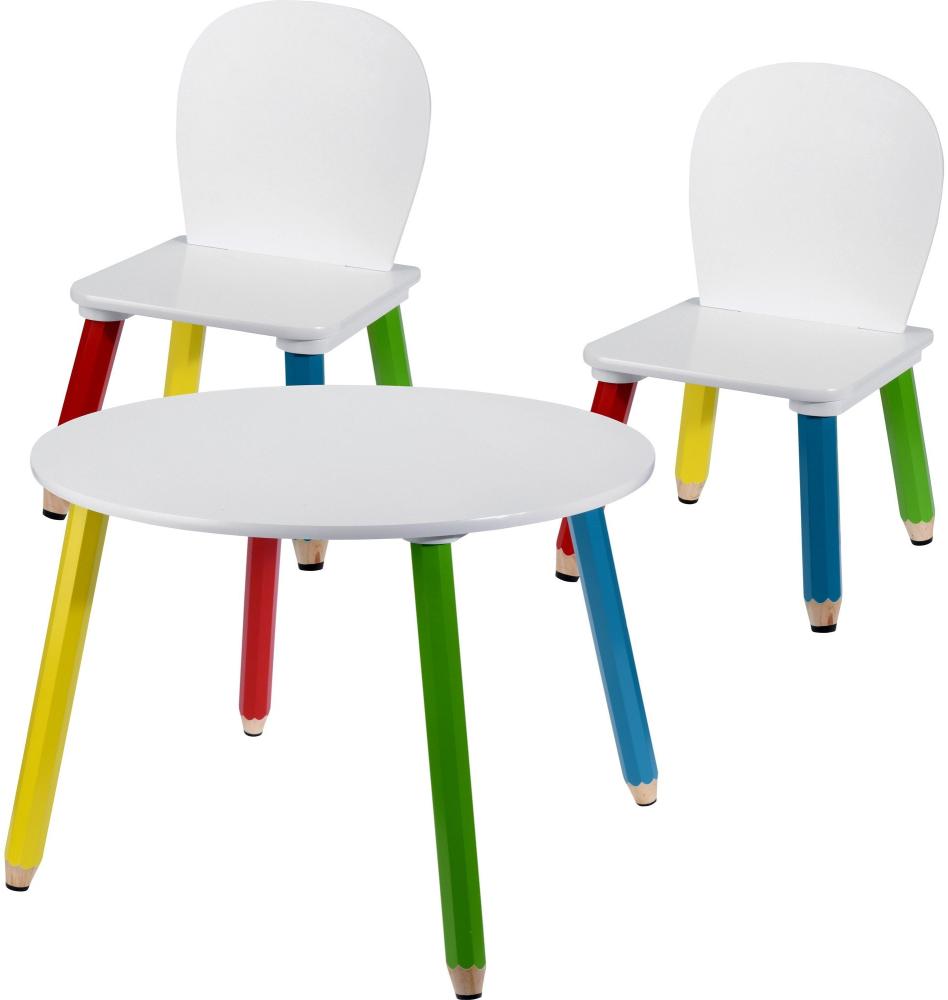 Home Styling Collection Sitzgruppe ausTisch + 2 Stühlen Bild 1