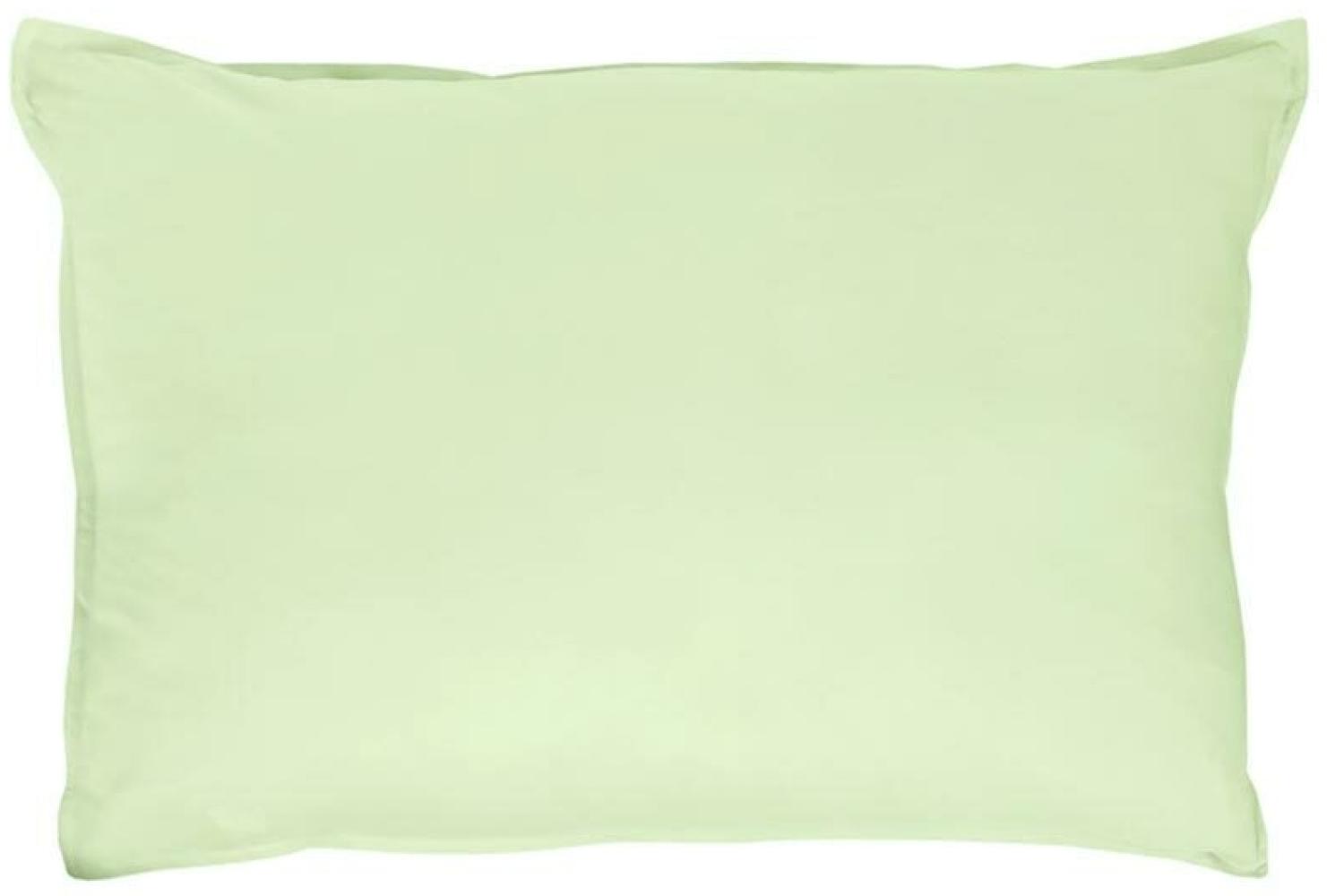 Traumschlaf Uni Single Jersey Bettwäsche Eschle | Kissenbezug 2x 40x60 cm | green Bild 1