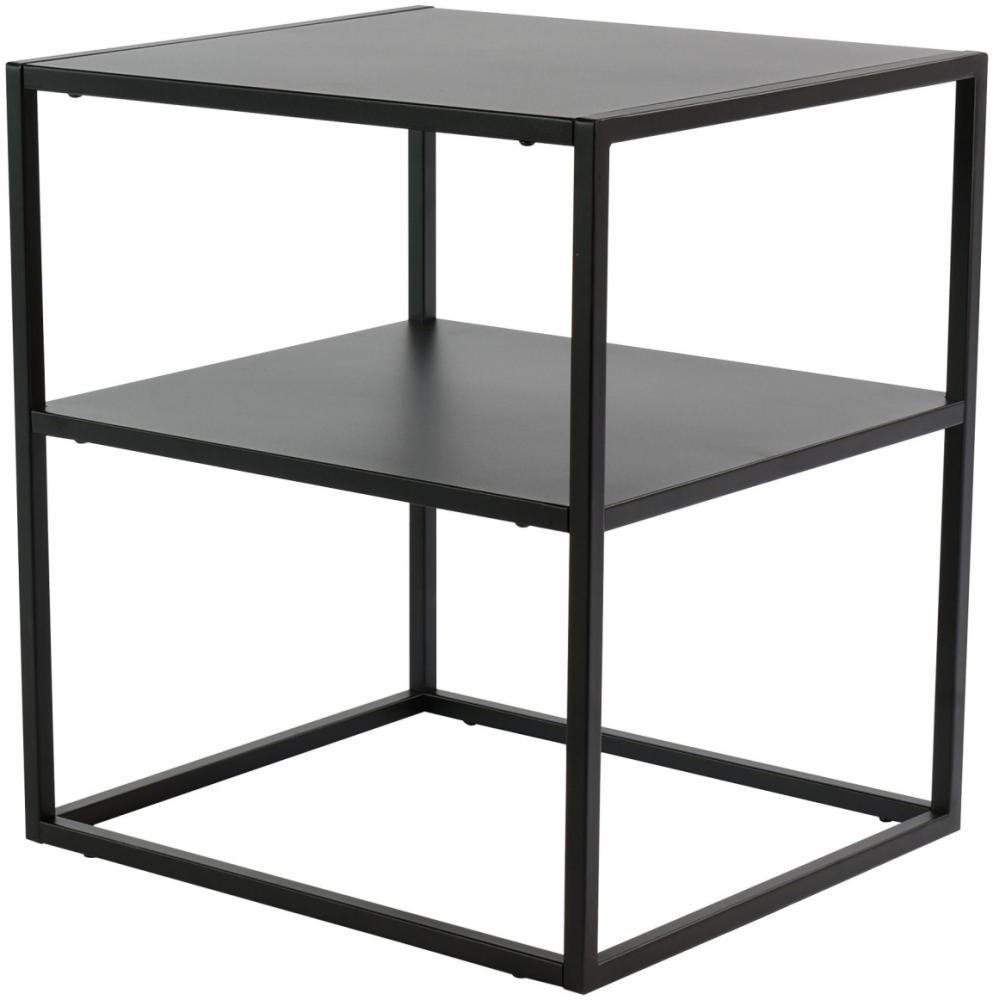 osoltus cube Industrie Stil Tisch Beistelltisch Stahl schwarz 45x40x50cm Bild 1