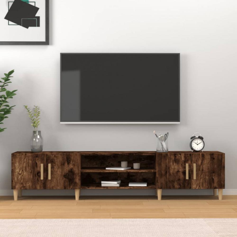 TV-Schrank Räuchereiche 180x31,5x40 cm Holzwerkstoff (Farbe: Braun) Bild 1