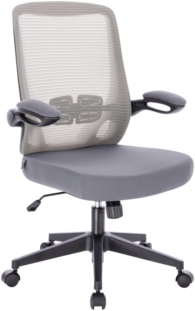 SVITA TOM Bürostuhl Schreibtischstuhl ergonomisch verstellbar Rollen Grau Bild 1